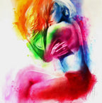 Nadia - SOLD by artist Amon Sagyndyk - Wyecliffe Galleries