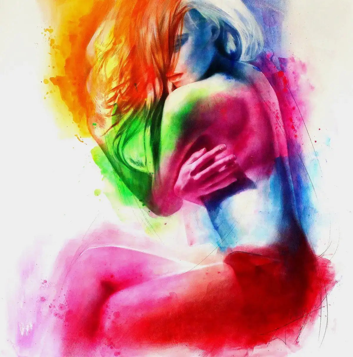 Nadia - SOLD by artist Amon Sagyndyk - Wyecliffe Galleries