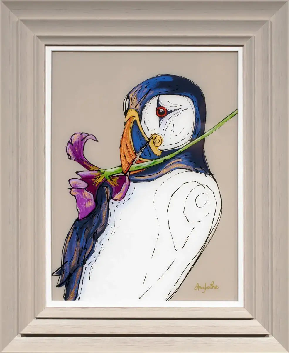 A Flower For My Love - Original - SOLD by artist Amy Louise - Wyecliffe Galleries