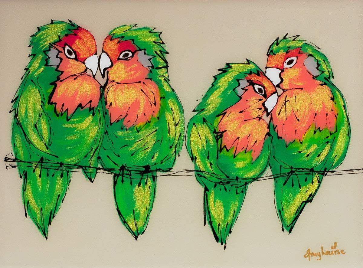 Beloveds - SOLD by artist Amy Louise - Wyecliffe Galleries