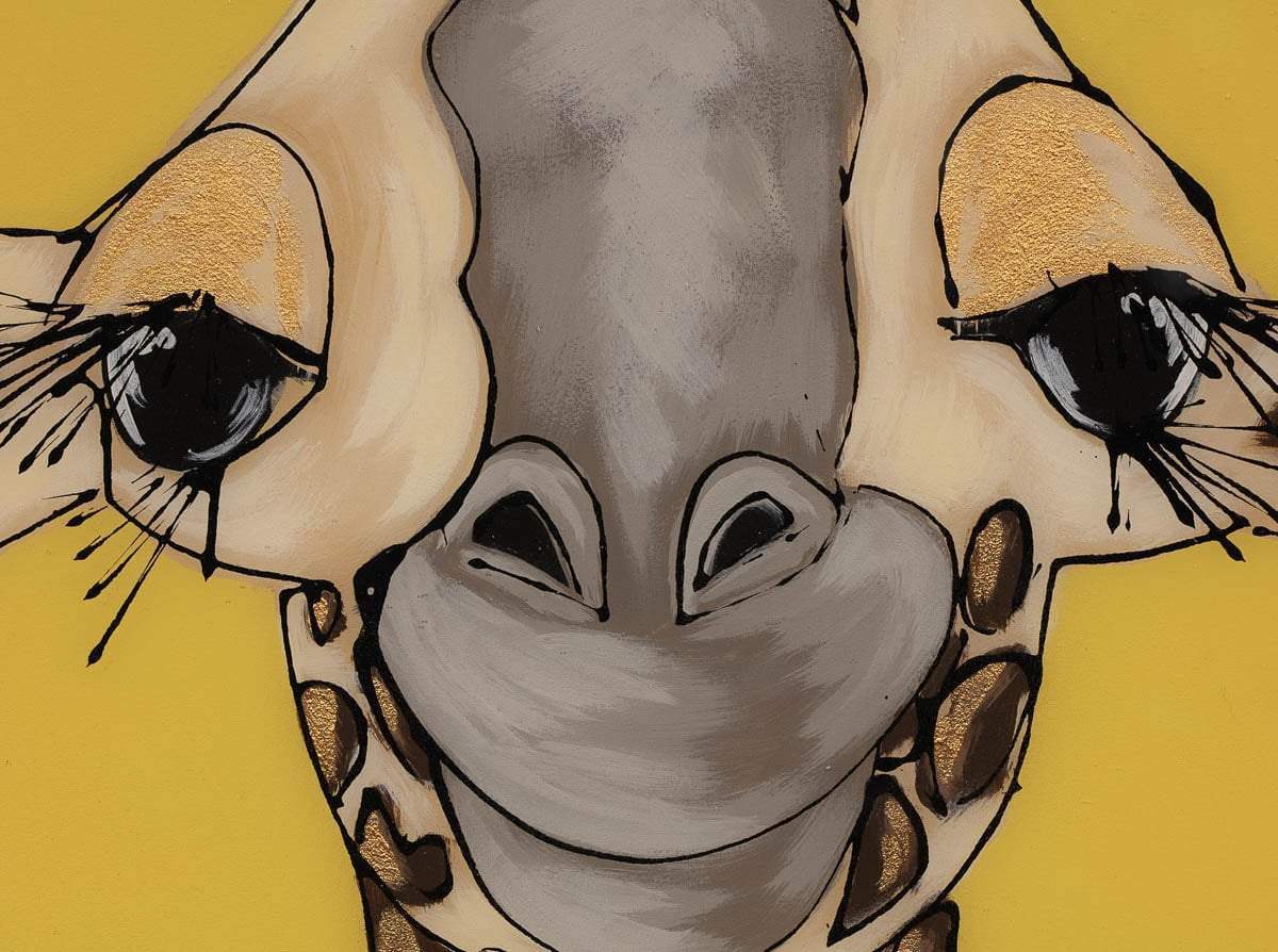 Big Ears - Original - SOLD by artist Amy Louise - Wyecliffe Galleries