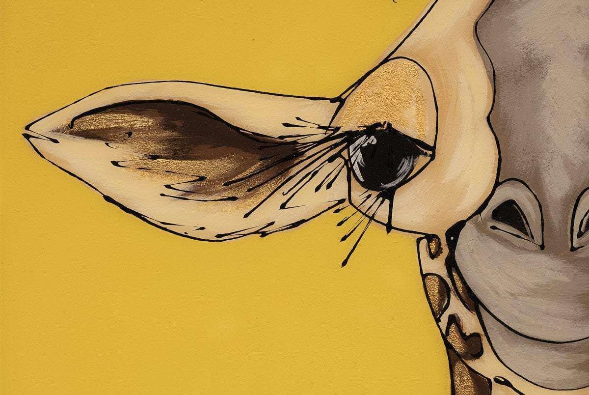 Big Ears - Original - SOLD by artist Amy Louise - Wyecliffe Galleries