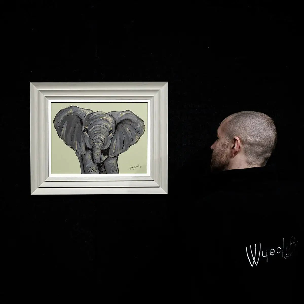 Big Ears - Original - SOLD by artist Amy Louise - Wyecliffe Galleries