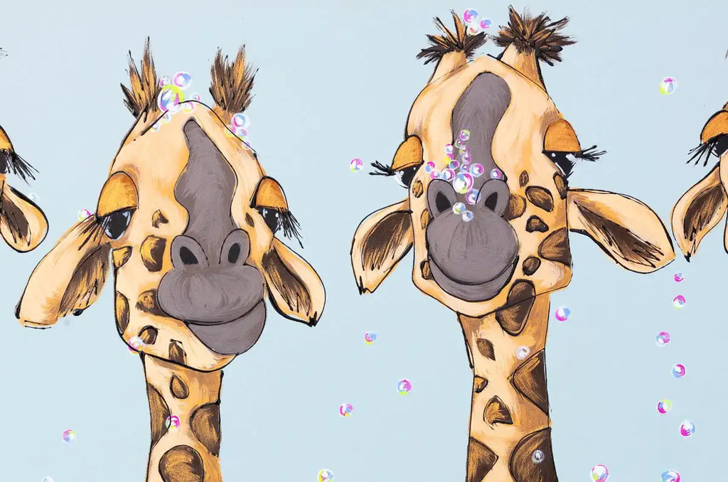 Bubbling Heights - Original - SOLD by artist Amy Louise - Wyecliffe Galleries