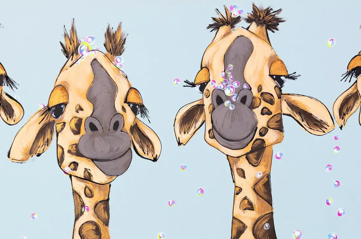 Bubbling Heights - Original - SOLD by artist Amy Louise - Wyecliffe Galleries