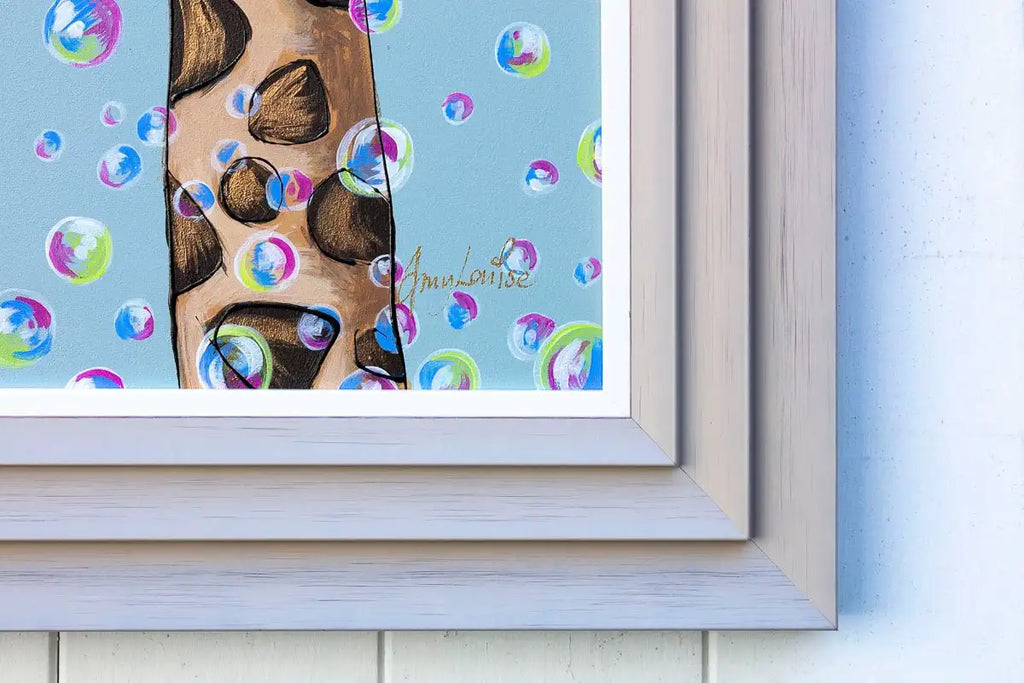 Bubbling Heights - Original - SOLD by artist Amy Louise - Wyecliffe Galleries