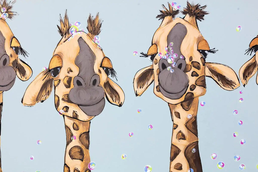 Bubbling Heights - Original - SOLD by artist Amy Louise - Wyecliffe Galleries