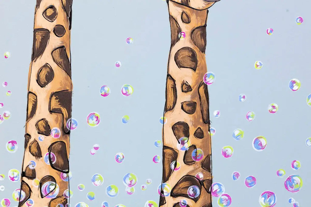 Bubbling Heights - Original - SOLD by artist Amy Louise - Wyecliffe Galleries