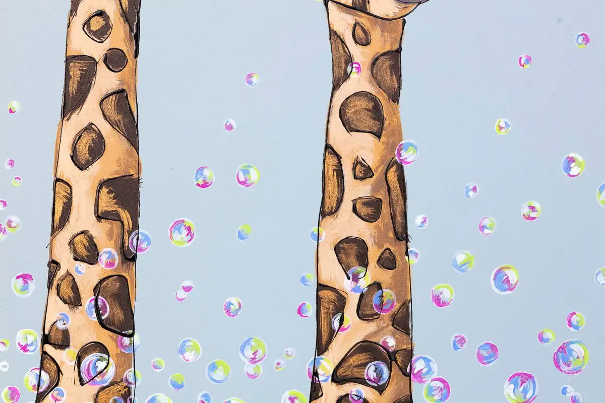 Bubbling Heights - Original - SOLD by artist Amy Louise - Wyecliffe Galleries