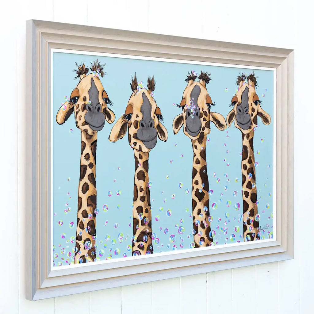 Bubbling Heights - Original - SOLD by artist Amy Louise - Wyecliffe Galleries