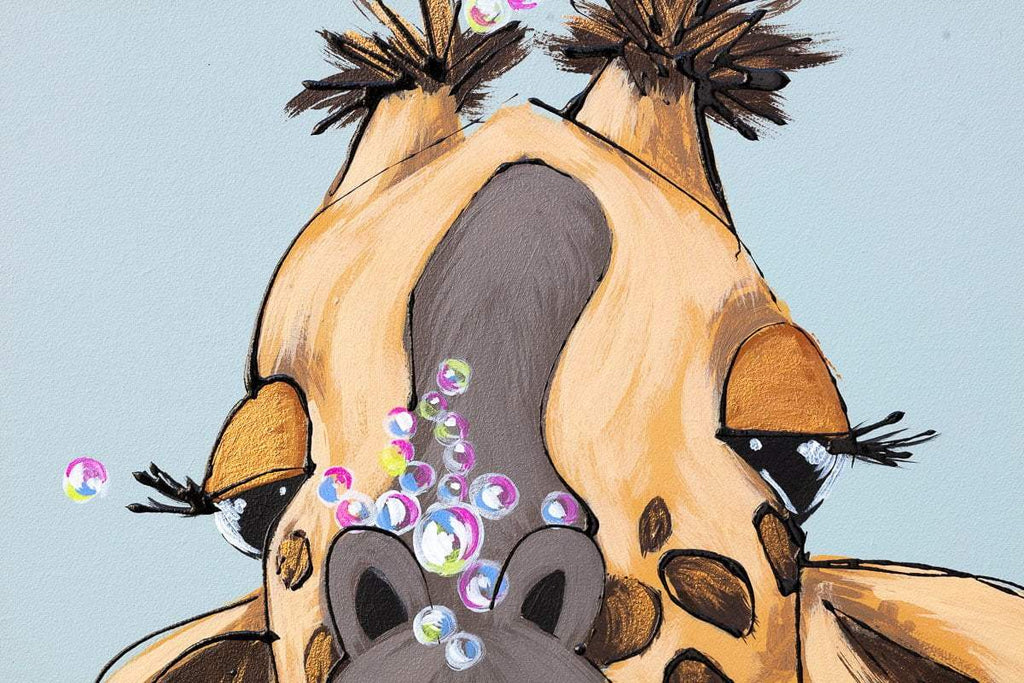 Bubbling Heights - Original - SOLD by artist Amy Louise - Wyecliffe Galleries