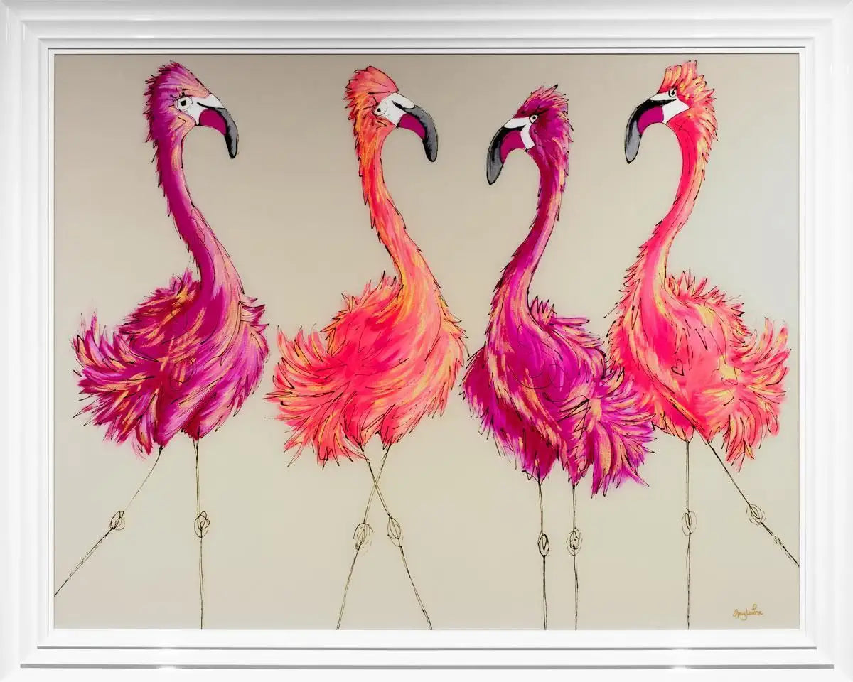 Catwalk Ready - Original - SOLD by artist Amy Louise - Wyecliffe Galleries