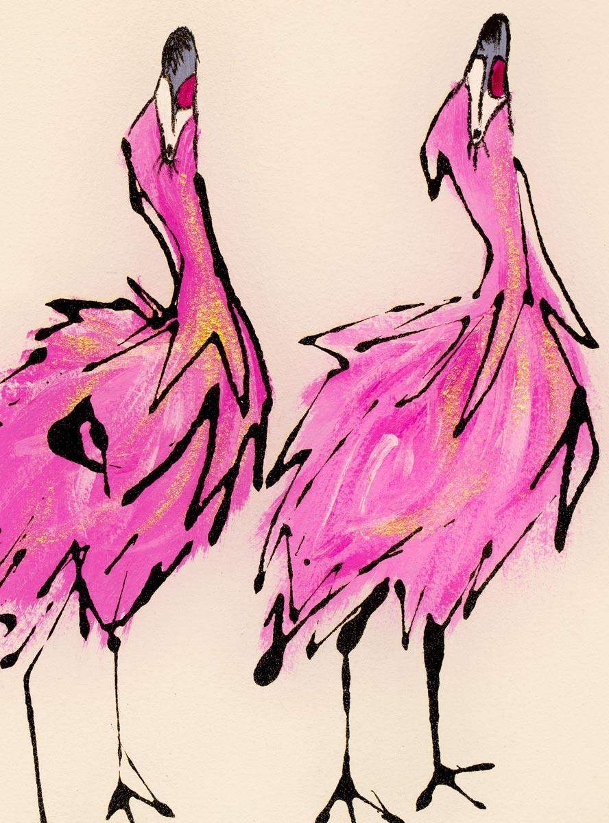 Daddy's Girls - SOLD by artist Amy Louise - Wyecliffe Galleries