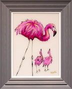 Daddy's Girls - SOLD by artist Amy Louise - Wyecliffe Galleries