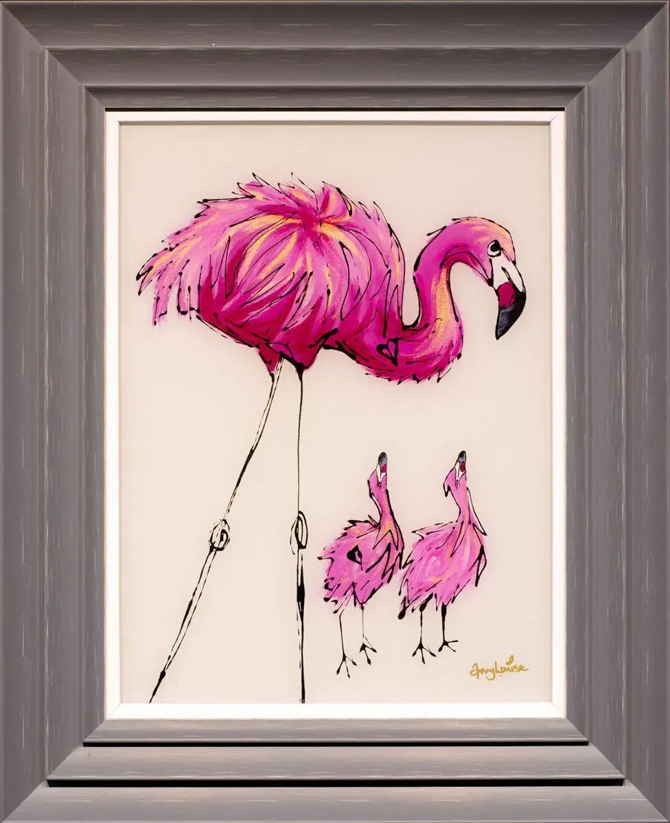 Daddy's Girls - SOLD by artist Amy Louise - Wyecliffe Galleries