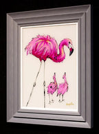 Daddy's Girls - SOLD by artist Amy Louise - Wyecliffe Galleries