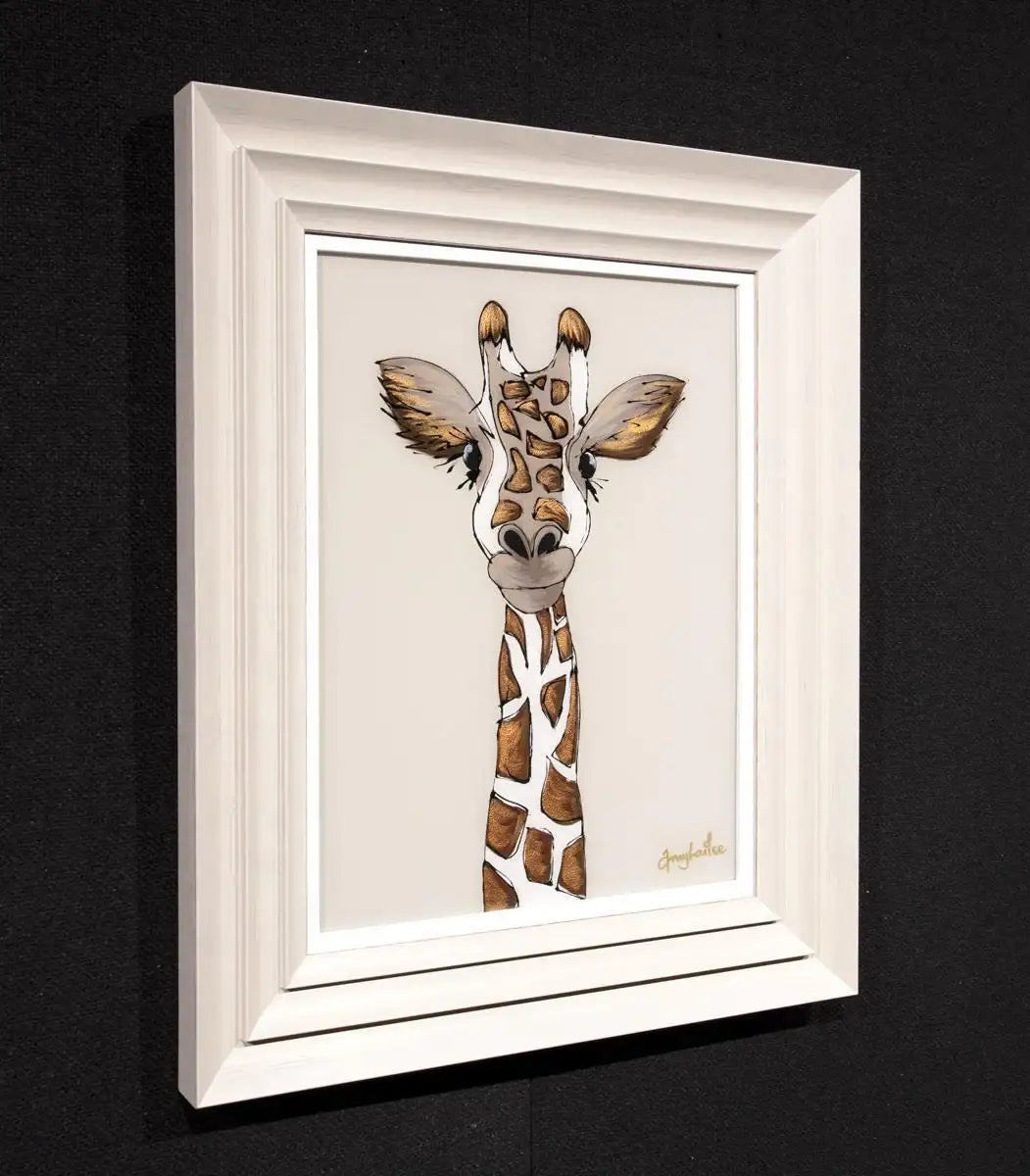 George Giraffe - Original - SOLD by artist Amy Louise - Wyecliffe Galleries