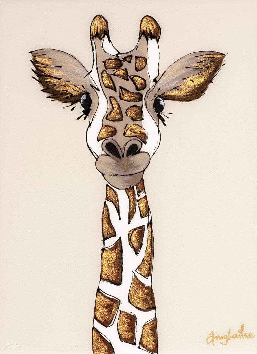 George Giraffe - Original Amy Louise Framed