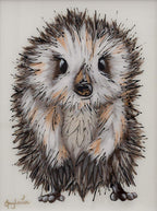 Hector Hedgehog - Original - SOLD by artist Amy Louise - Wyecliffe Galleries