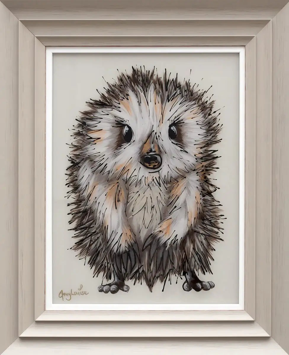 Hector Hedgehog - Original - SOLD by artist Amy Louise - Wyecliffe Galleries