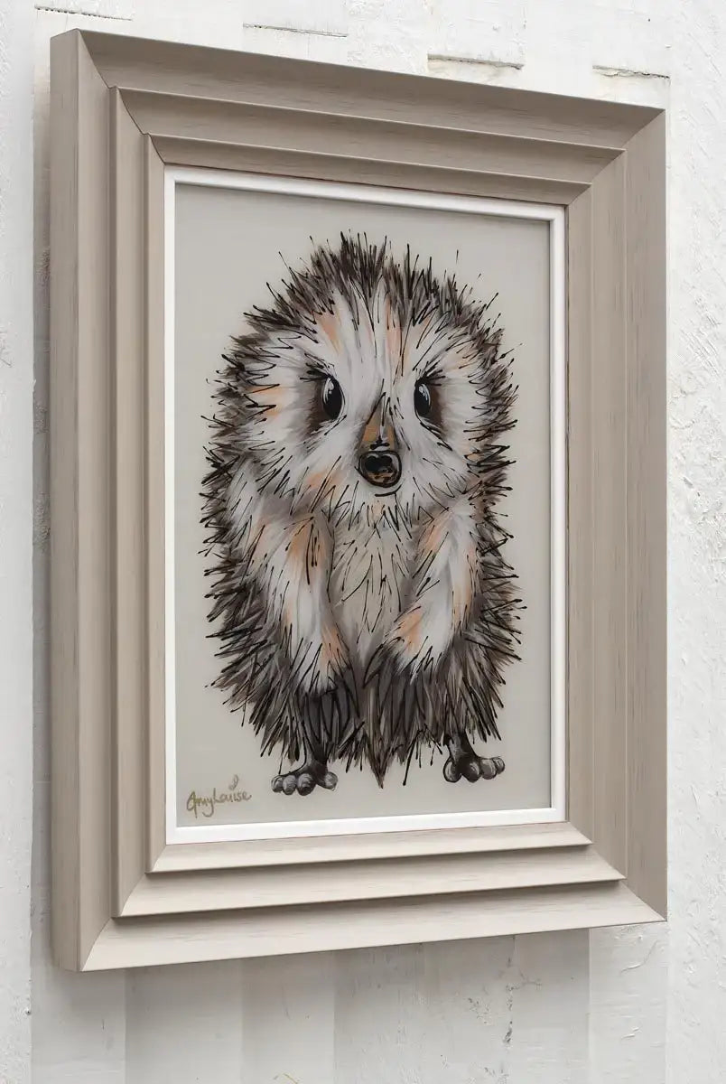 Hector Hedgehog - Original - SOLD by artist Amy Louise - Wyecliffe Galleries