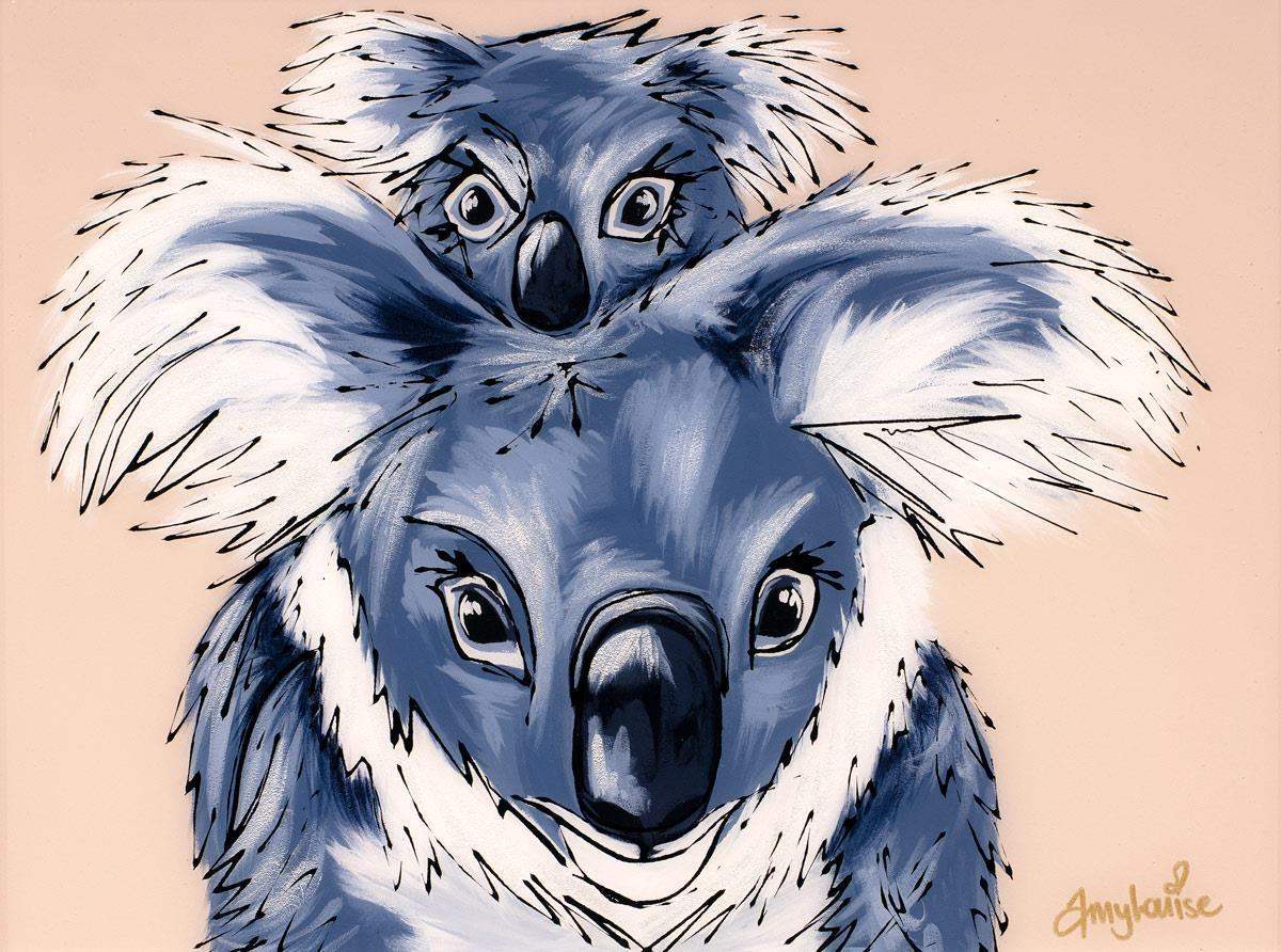 I'll Carry You - Original - SOLD by artist Amy Louise - Wyecliffe Galleries