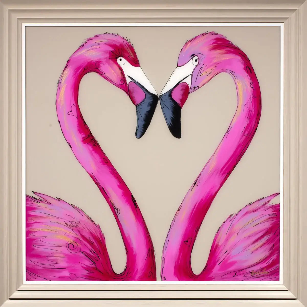 Love Is All You Need - Original - SOLD by artist Amy Louise - Wyecliffe Galleries