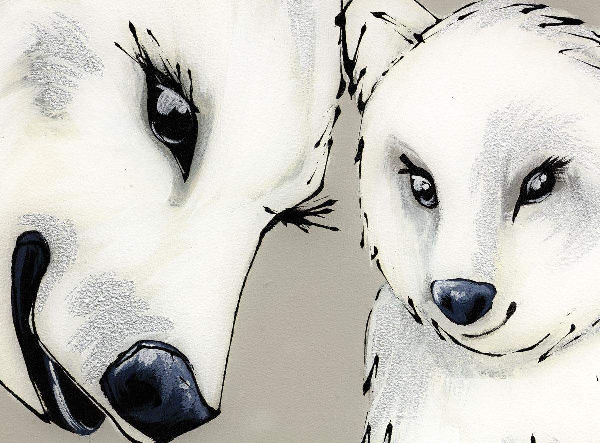 My Little Star - Original - SOLD by artist Amy Louise - Wyecliffe Galleries