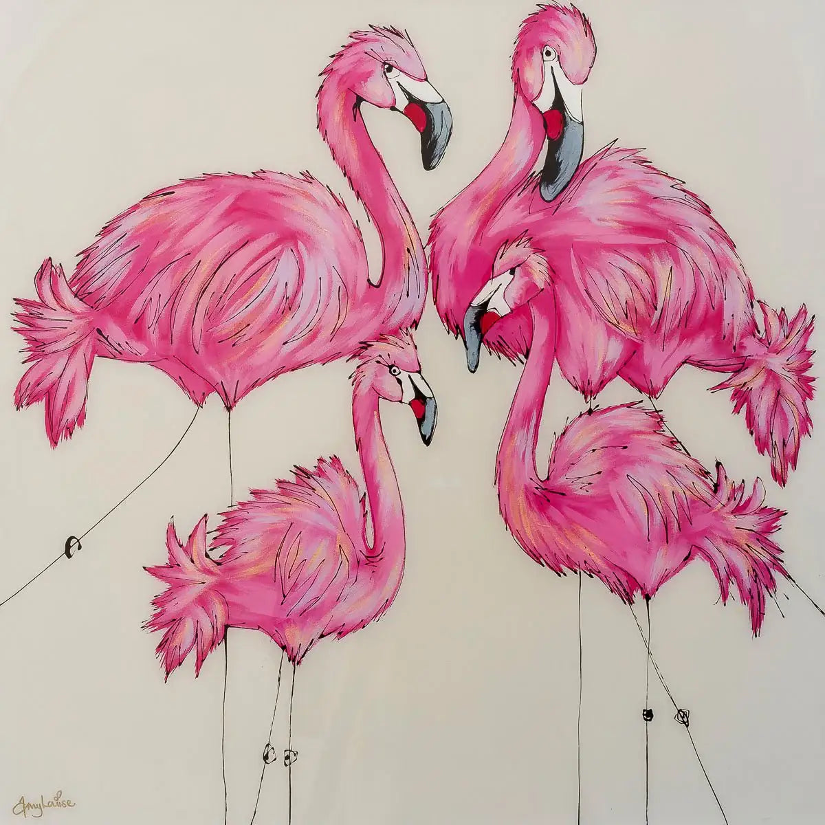 Our Family - Original by artist Amy Louise - Wyecliffe Galleries