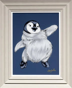 Penguins Can Fly - Original - SOLD by artist Amy Louise - Wyecliffe Galleries