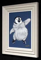 Penguins Can Fly - Original - SOLD by artist Amy Louise - Wyecliffe Galleries