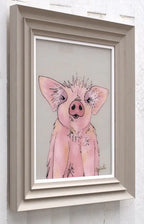 Percy Piggy - Original - SOLD by artist Amy Louise - Wyecliffe Galleries
