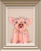Percy Piggy - Original - SOLD by artist Amy Louise - Wyecliffe Galleries