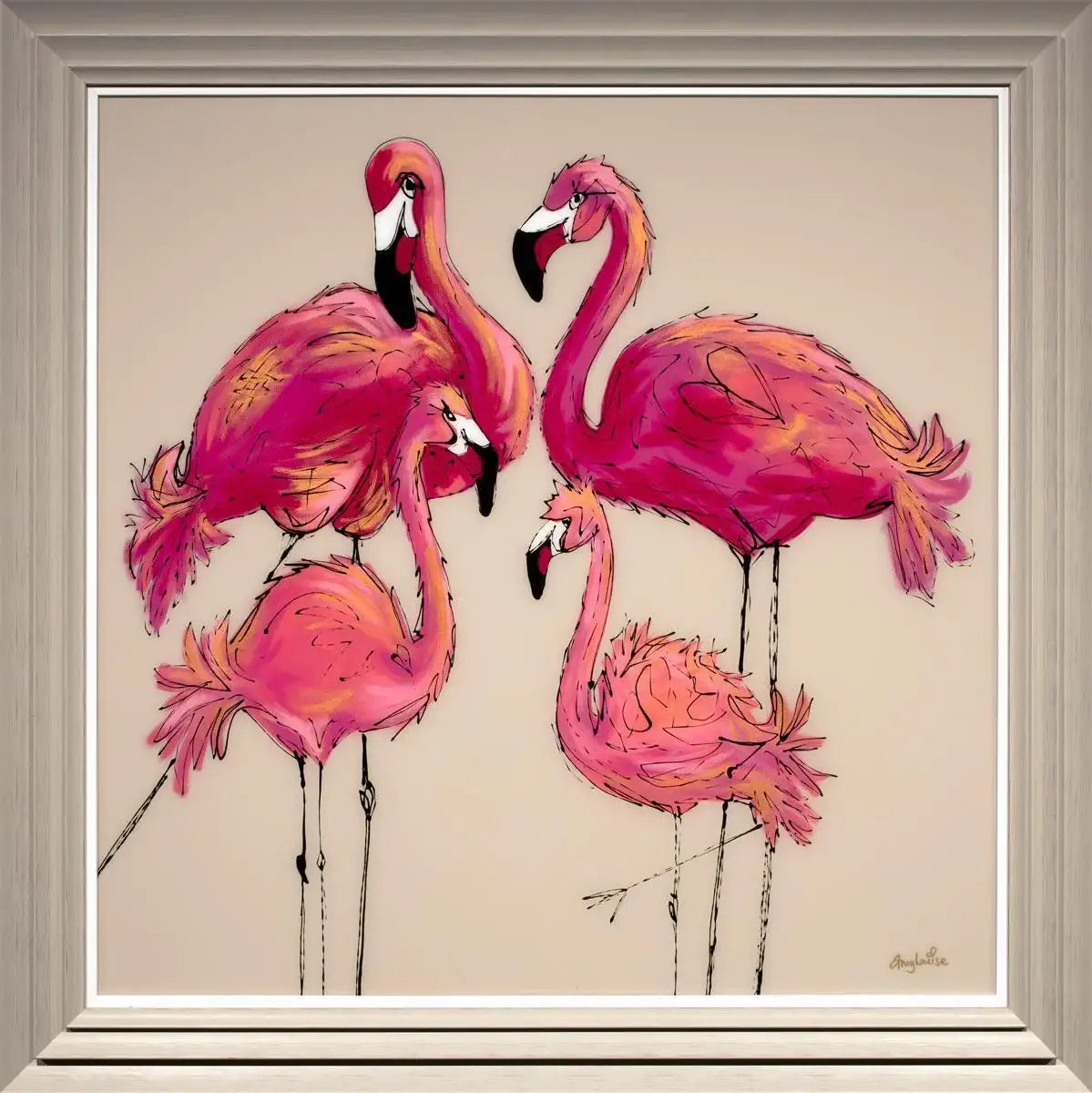 The Brood - Original - SOLD by artist Amy Louise - Wyecliffe Galleries