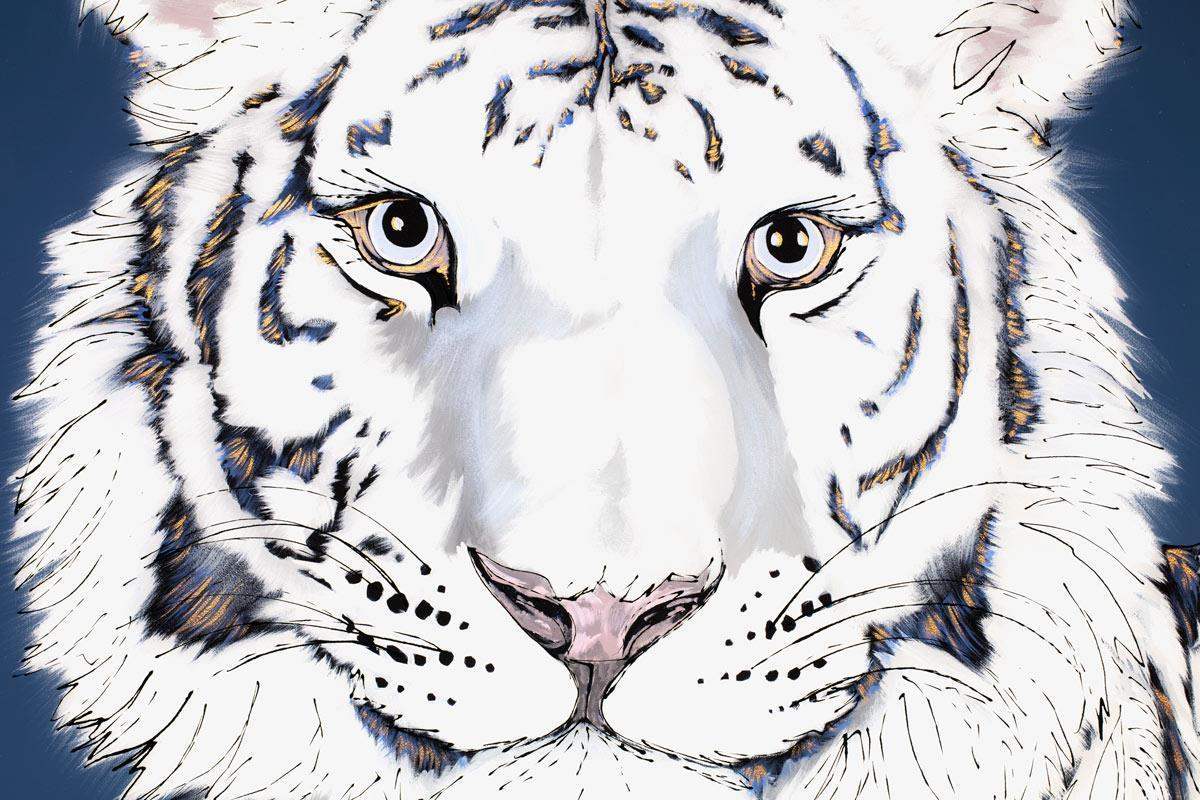 The Queen Of Ferocity - Original - SOLD by artist Amy Louise - Wyecliffe Galleries