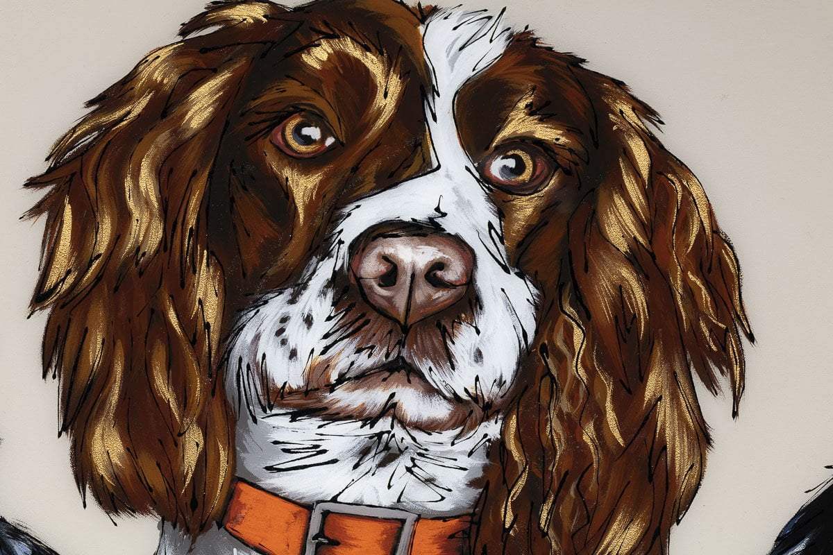 The Three of us - Original - SOLD by artist Amy Louise - Wyecliffe Galleries