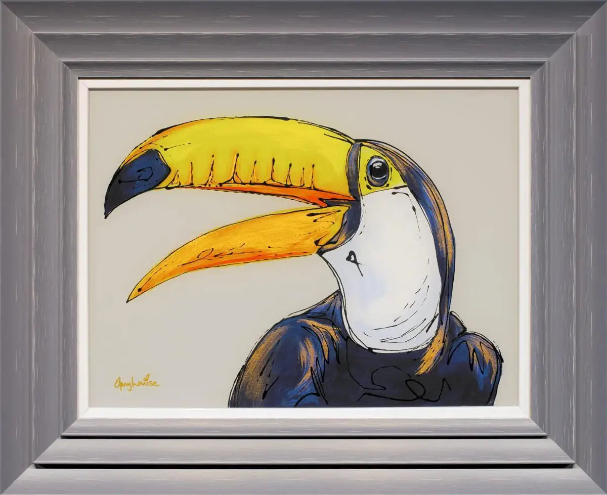 Timmy Toucan - SOLD by artist Amy Louise - Wyecliffe Galleries