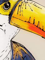 Tommy Toucan - Original - SOLD by artist Amy Louise - Wyecliffe Galleries