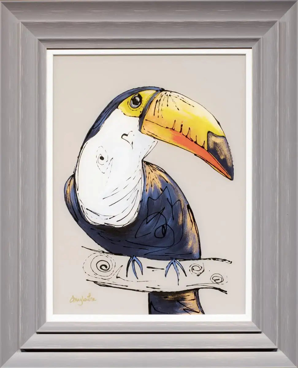 Tommy Toucan - Original - SOLD by artist Amy Louise - Wyecliffe Galleries