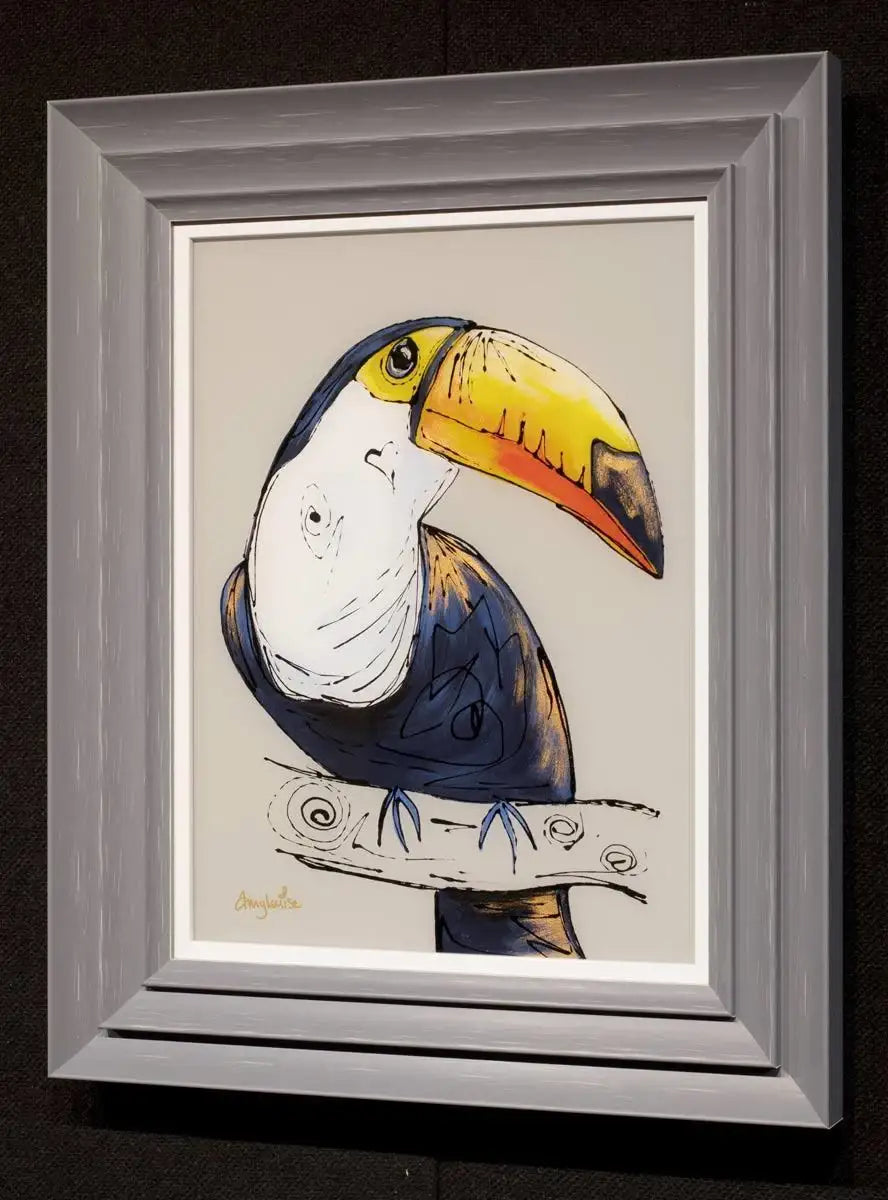 Tommy Toucan - Original - SOLD by artist Amy Louise - Wyecliffe Galleries