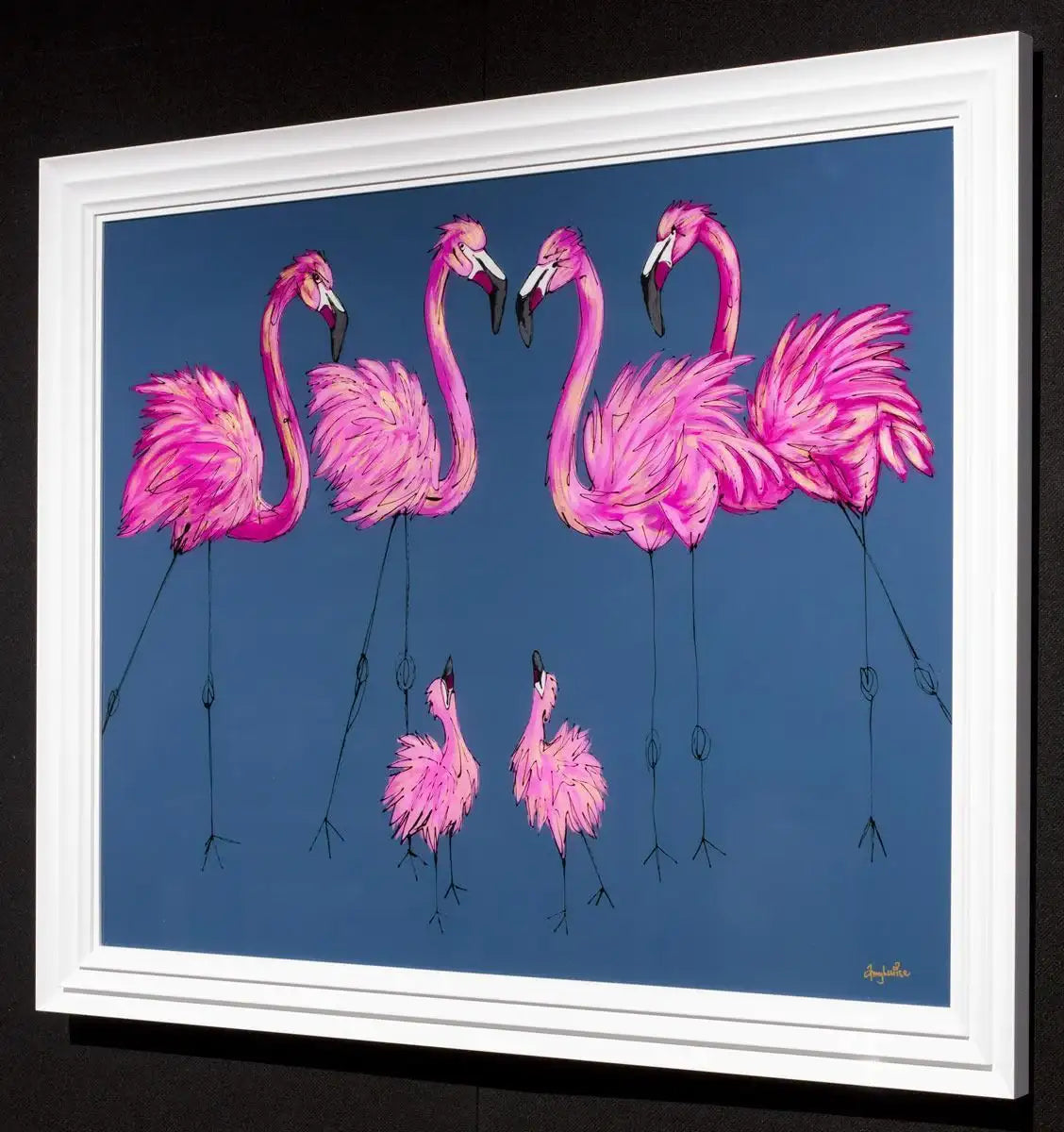 Up To No Good Again - Original - SOLD by artist Amy Louise - Wyecliffe Galleries