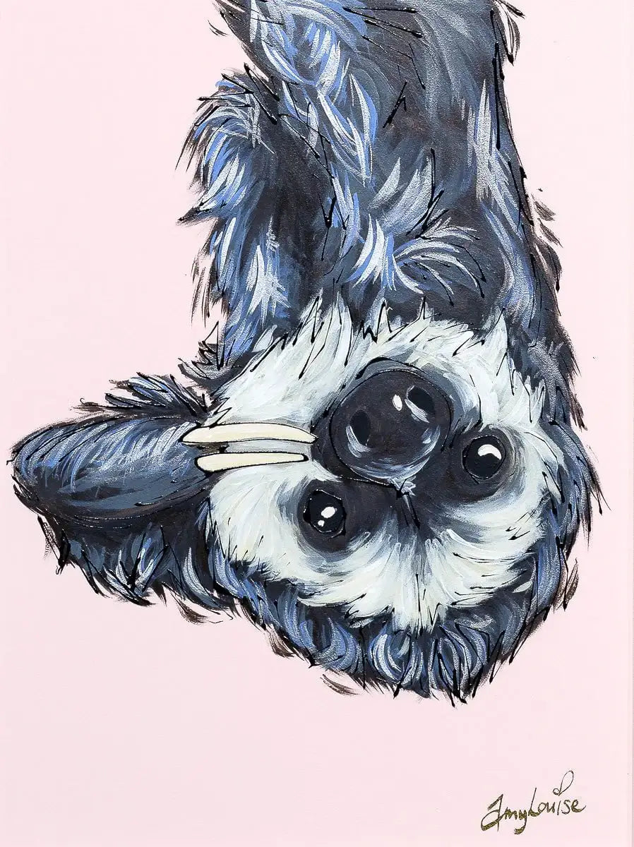 Upside Down - Original - SOLD by artist Amy Louise - Wyecliffe Galleries