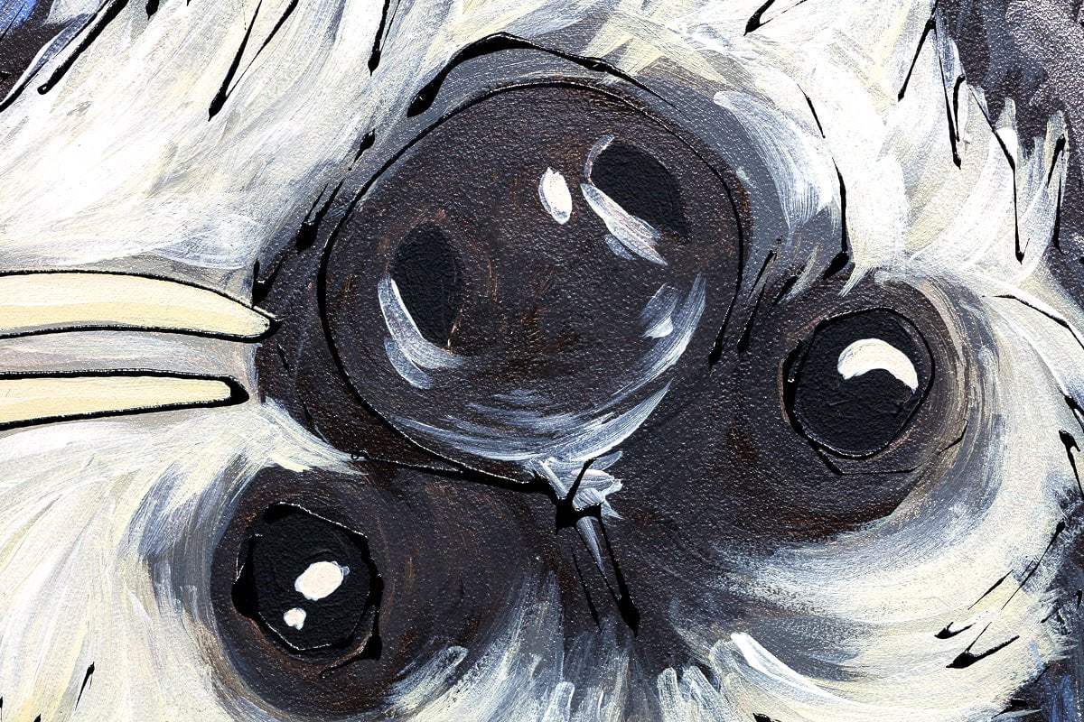 Upside Down - Original - SOLD by artist Amy Louise - Wyecliffe Galleries