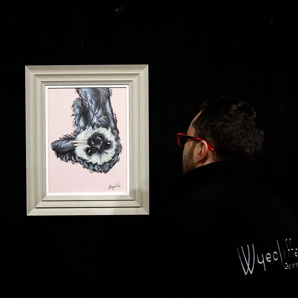 Upside Down - Original - SOLD by artist Amy Louise - Wyecliffe Galleries