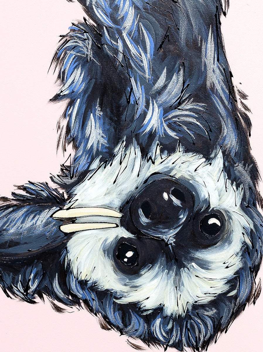 Upside Down - Original - SOLD by artist Amy Louise - Wyecliffe Galleries