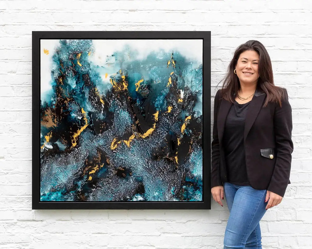 Erotes - Original - SOLD by artist Amy Magee - Wyecliffe Galleries