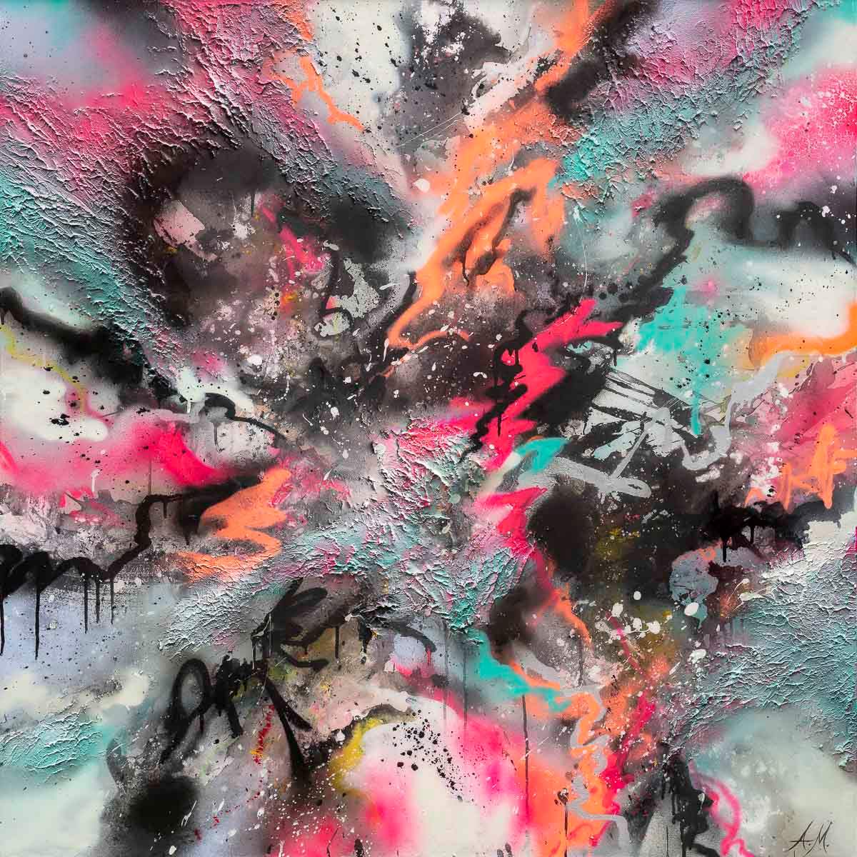 Hypernova - Original - SOLD by artist Amy Magee - Wyecliffe Galleries