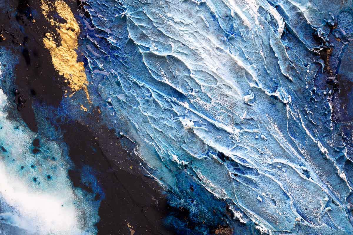 Triton Triptych - Original - SOLD by artist Amy Magee - Wyecliffe Galleries