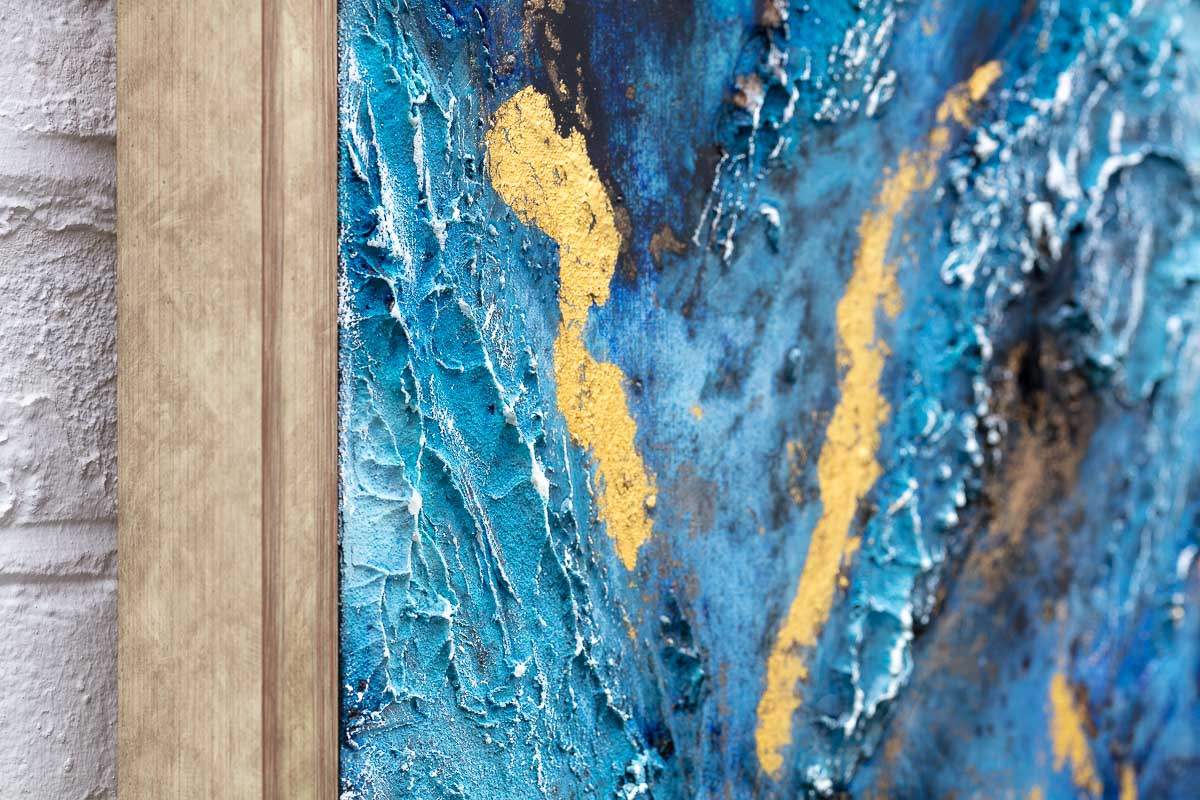 Triton Triptych - Original - SOLD by artist Amy Magee - Wyecliffe Galleries