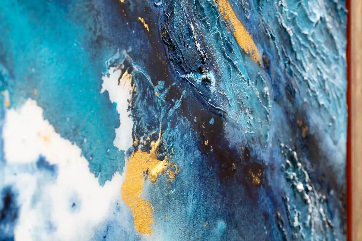 Triton Triptych - Original - SOLD by artist Amy Magee - Wyecliffe Galleries